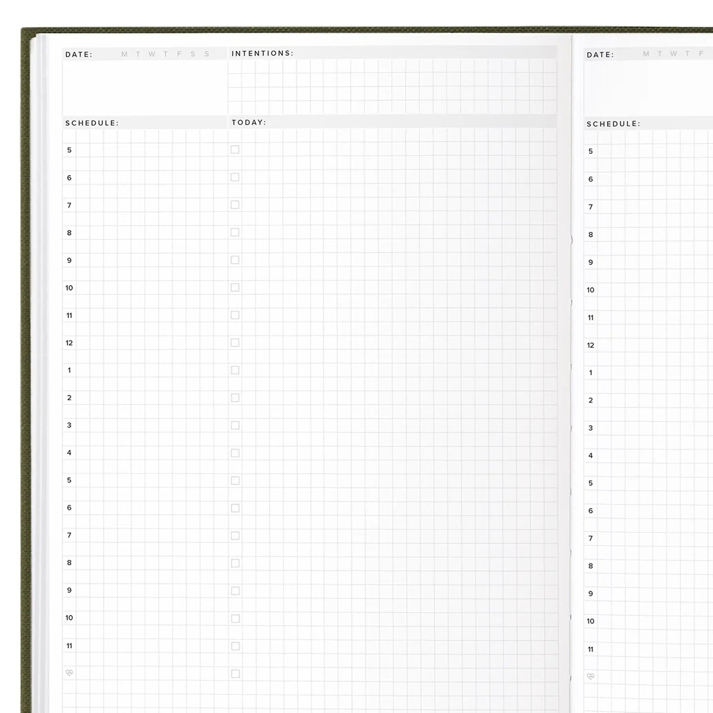 Undated 6-Month Daily Planner