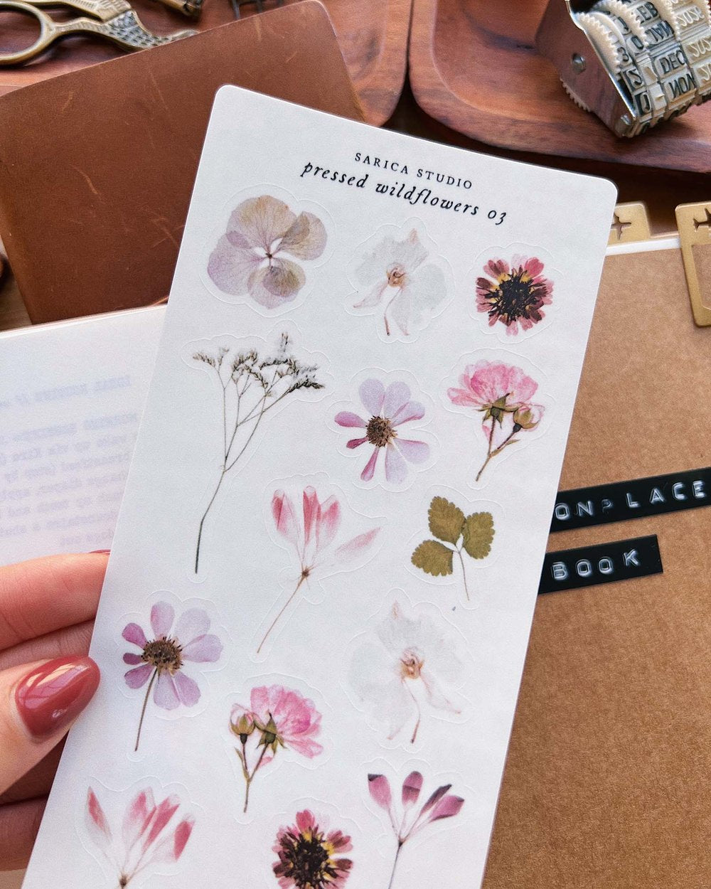 Pressed Wildflowers 03 Stickers