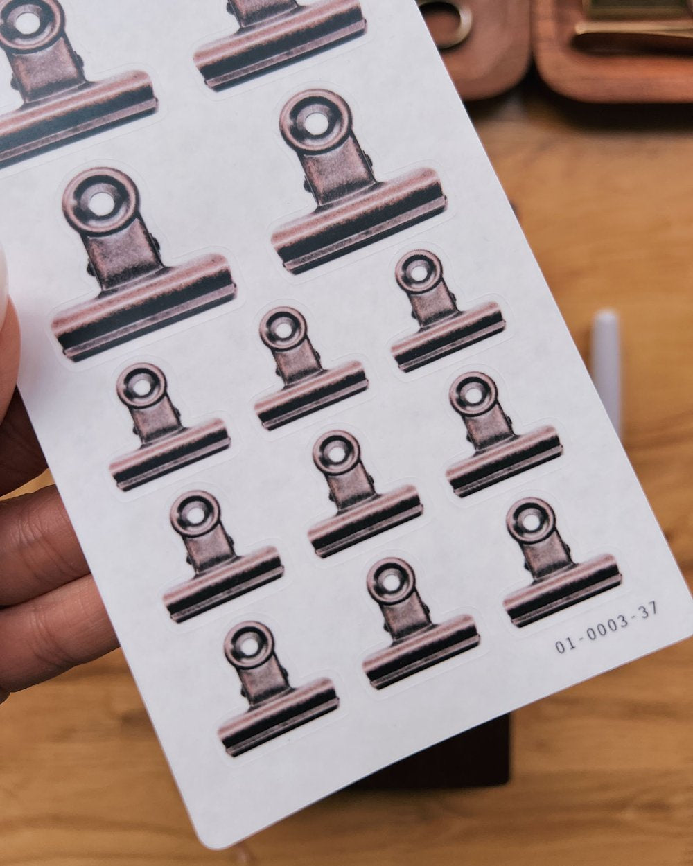Vintage Bulldog Clip Stickers