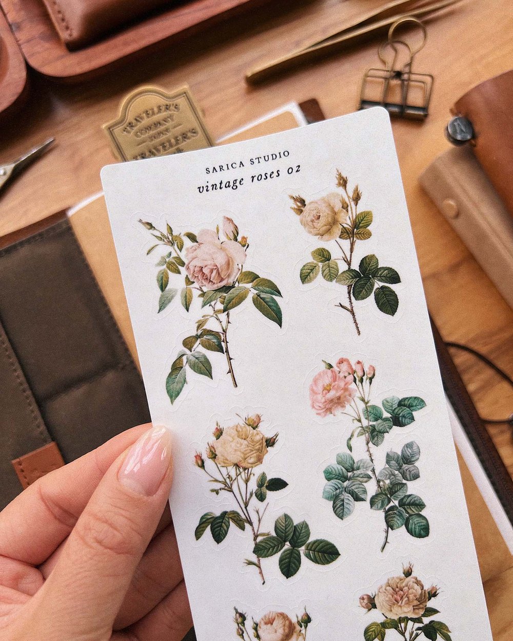 Vintage Roses 02 Stickers