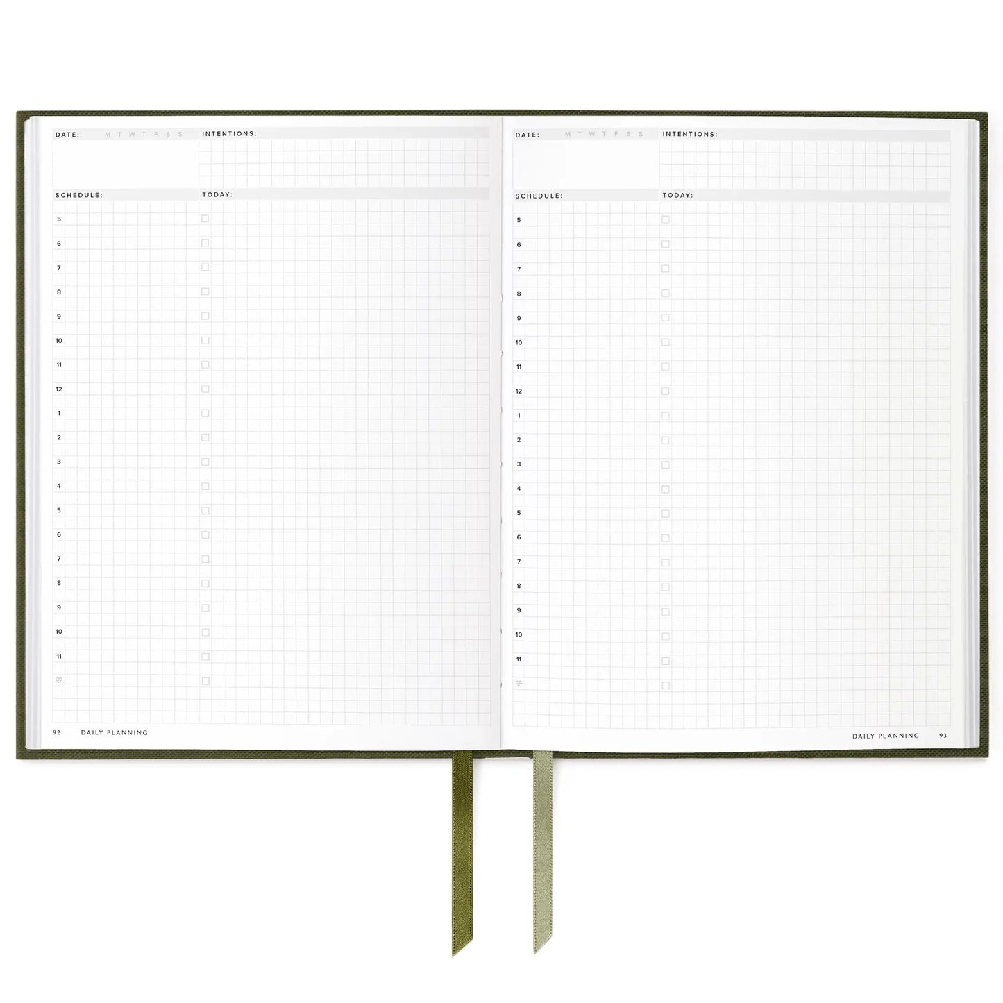 Undated 6-Month Daily Planner