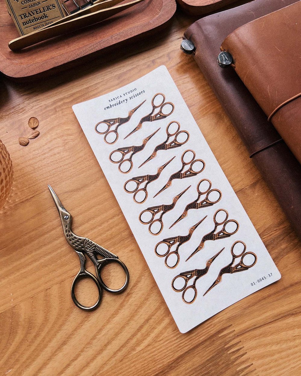 Embroidery Scissors Stickers