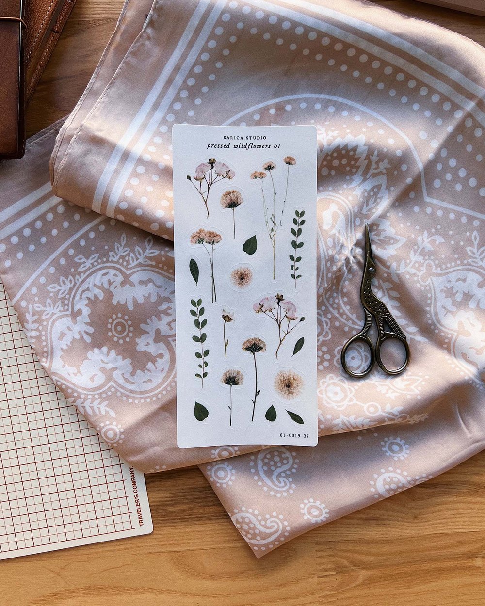 Pressed Wildflowers 01 Stickers